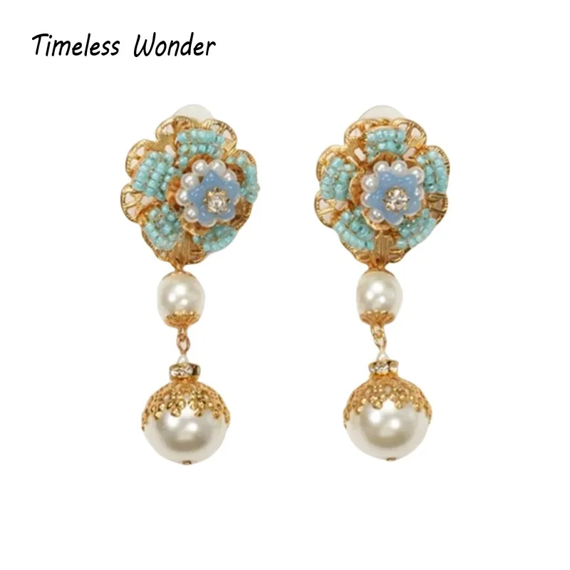 Timeless Wonder Retro Glass Pearl Geo Stud Earrings for Women Designer Jewelry Punk Vintage Chinese Style Trendy Rare 5324
Timeless Wonder Retro Glass Pearl Geo Stud Earrings for Women Designer Jewelry Punk Vintage Chinese Style Trendy Rare 5324