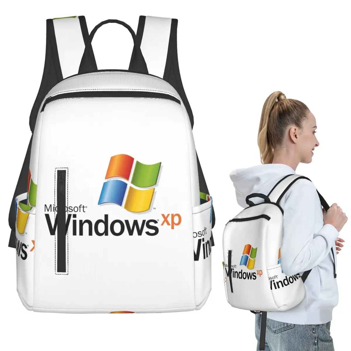 Windows Xp 2 Backpack Student BookBag Children School Bag Laptop Shoulder Bags Men Women
Windows Xp 2 Backpack Student BookBag Children School Bag Laptop Shoulder Bags Men Women