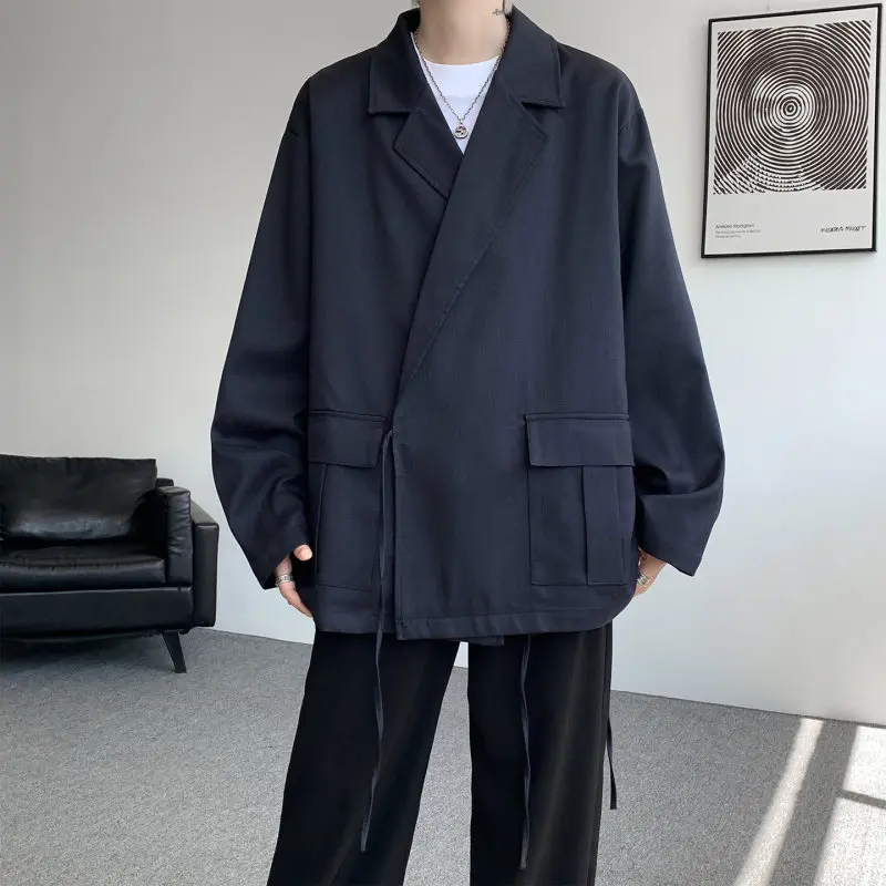 Новый китайский повседневный жилет-жакет для мужчин, весенне-осенний, с дизайнерским 3D-принтом, рабочая одежда, повседневный костюм в западном стиле
Новый китайский повседневный жилет-жакет для мужчин, весенне-осенний, с дизайнерским 3D-принтом, рабочая одежда, повседневный костюм в западном стиле