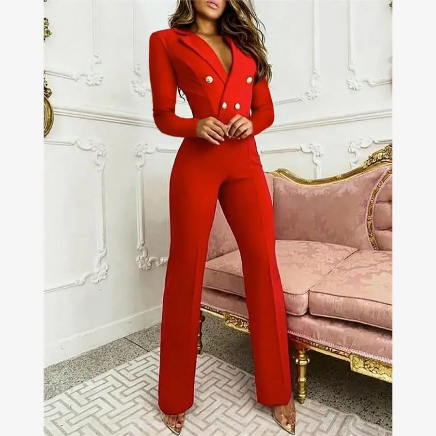 Двубортный комбинезон Long Sve Све, женские весенние длинные брюки Faion, цельный костюм с комплектом Ele
Двубортный комбинезон Long Sve Све, женские весенние длинные брюки Faion, цельный костюм с комплектом Ele