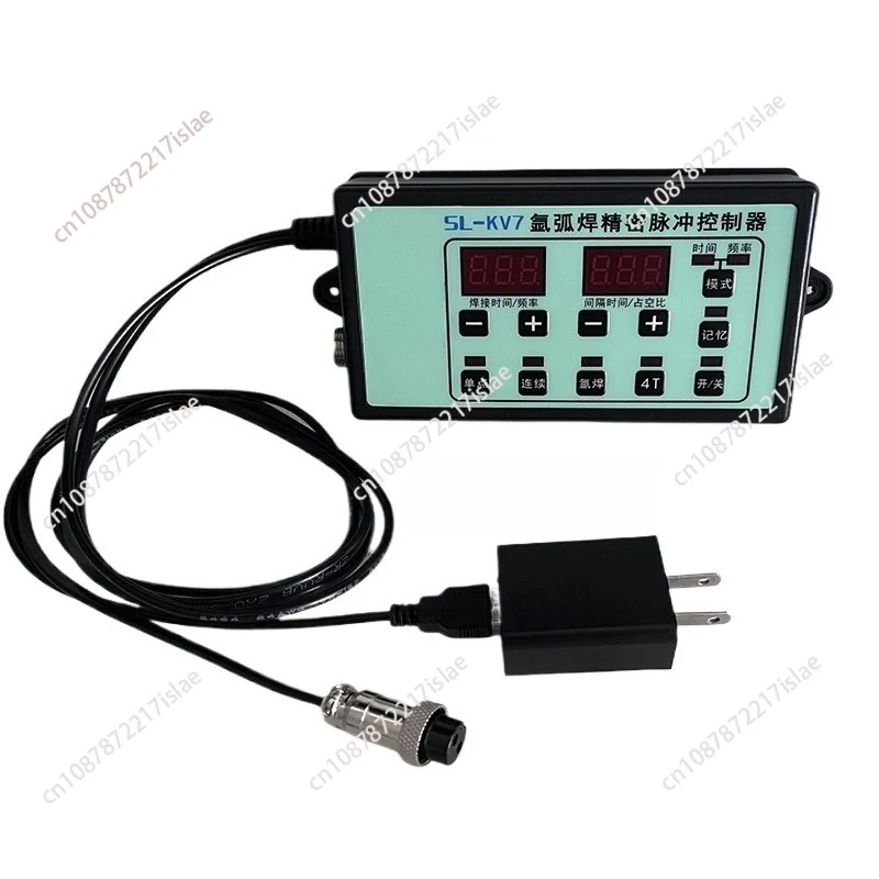 Stainless Steel Cold Welding Machine, Modified Cold Welder SL-KV7 High Precision Time Pulse Controller for Argon Arc Welding DIY