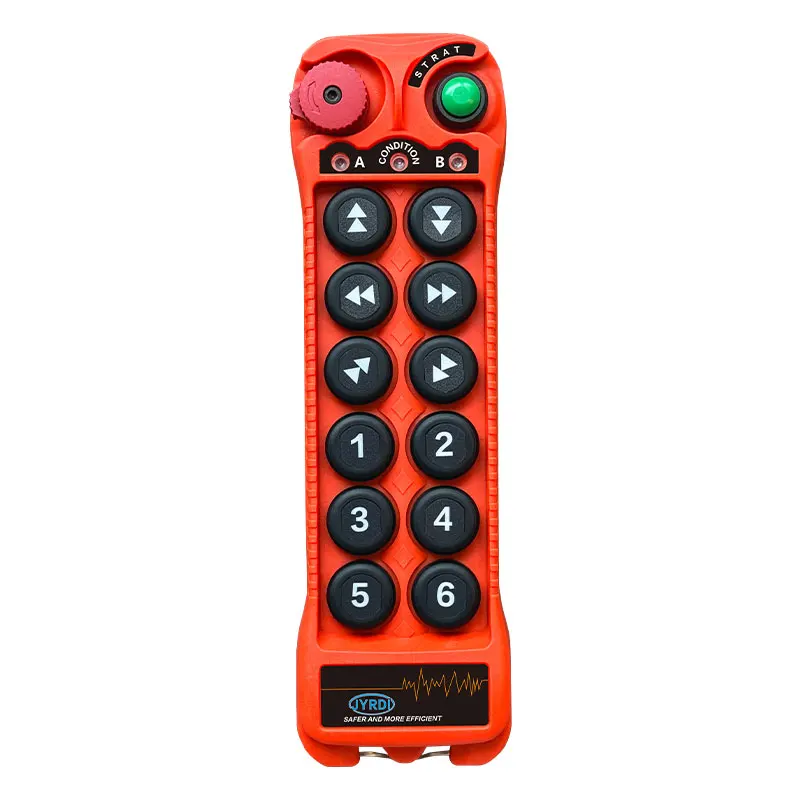 New Q1212 12 buttons double speed Industrial Wireless Radio Crane Remote Control switches winches Hoist track Crane Lift Control
New Q1212 12 buttons double speed Industrial Wireless Radio Crane Remote Control switches winches Hoist track Crane Lift Control