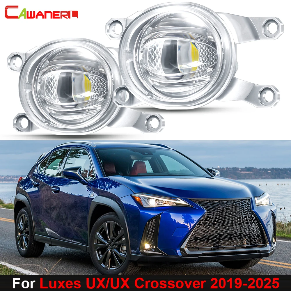 2 Pieces Car Canbus LED Fog Light Daylight DRL White Yellow For Lexus UX Crossover UX200 UX250h UX260h UX300h UX300e 2019-2025
2 Pieces Car Canbus LED Fog Light Daylight DRL White Yellow For Lexus UX Crossover UX200 UX250h UX260h UX300h UX300e 2019-2025