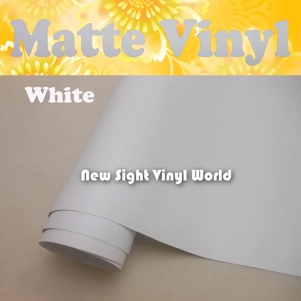 High Quality Matte White Car Wrap Matt White Vinyl Roll Bubble Free For Car Decals Size: 1.52*30m/Roll
High Quality Matte White Car Wrap Matt White Vinyl Roll Bubble Free For Car Decals Size: 1.52*30m/Roll
