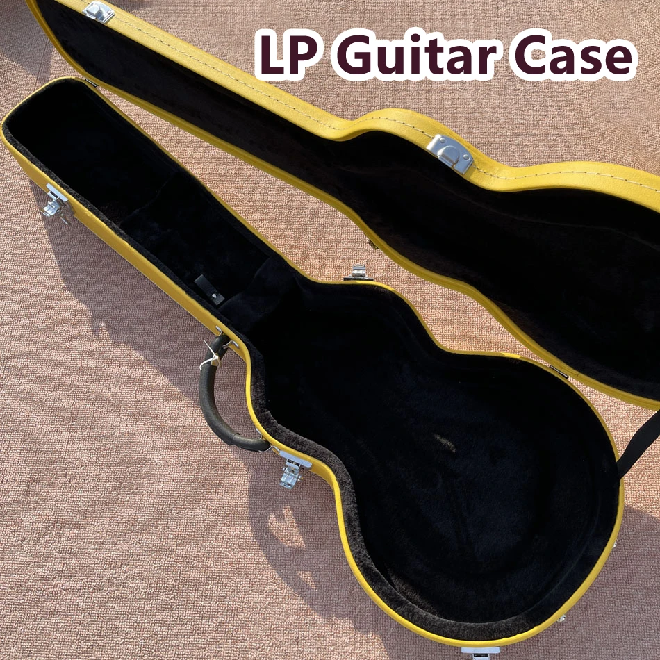 Superior Quality LPCustom Electric GuitarHard Case, YellowLeather With BlackLining, ChromeHardware, FreeShipping
Superior Quality LPCustom Electric GuitarHard Case, YellowLeather With BlackLining, ChromeHardware, FreeShipping