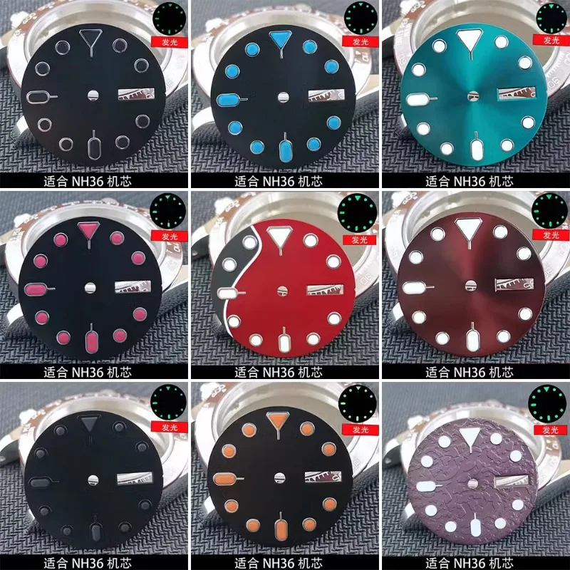 28.5mm New Customized Dial 3.0/3.8/4.2 Foot SKX007 Dial Modified Suitable for NH36 Movement Watch Accessories NEW DIY
28.5mm New Customized Dial 3.0/3.8/4.2 Foot SKX007 Dial Modified Suitable for NH36 Movement Watch Accessories NEW DIY