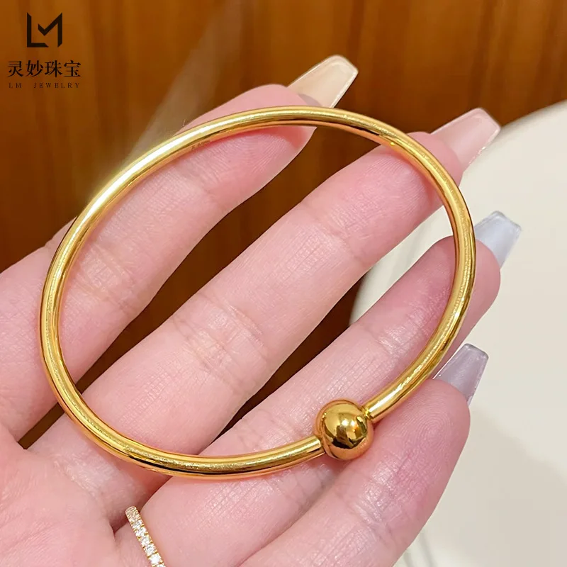 24K real gold ancient method shiny screw bracelet 9999 can be opened universal open bracelet DIY jewelry versatile fashion
24K real gold ancient method shiny screw bracelet 9999 can be opened universal open bracelet DIY jewelry versatile fashion