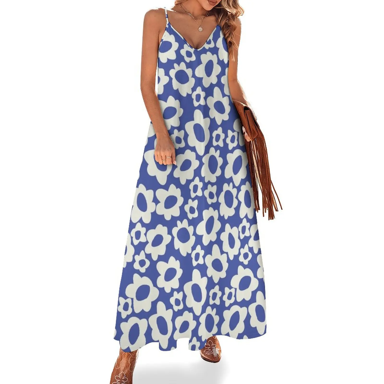 MODERN BOHO MATISSE FLOWERS CREAM ON BLUE Sleeveless Dress sexy dress Long veiled dresses
MODERN BOHO MATISSE FLOWERS CREAM ON BLUE Sleeveless Dress sexy dress Long veiled dresses