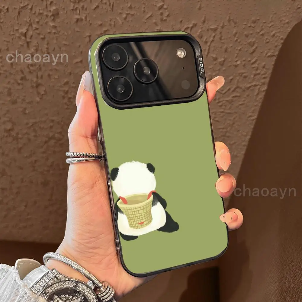 Panda Back basket Phone Case case for iPhone17 16 15 14 13 12 11 Pro/ Max/Plus shock-proof rear cover anti-fingerprint
Panda Back basket Phone Case case for iPhone17 16 15 14 13 12 11 Pro/ Max/Plus shock-proof rear cover anti-fingerprint