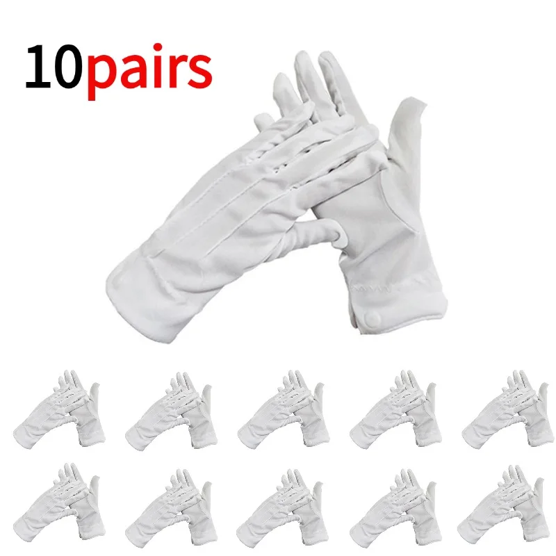 10 Pairs White Soft Cotton Work Gloves White Thin Labor Protection Gloves High Stretch Gloves Household Cleaning Tools
10 Pairs White Soft Cotton Work Gloves White Thin Labor Protection Gloves High Stretch Gloves Household Cleaning Tools
