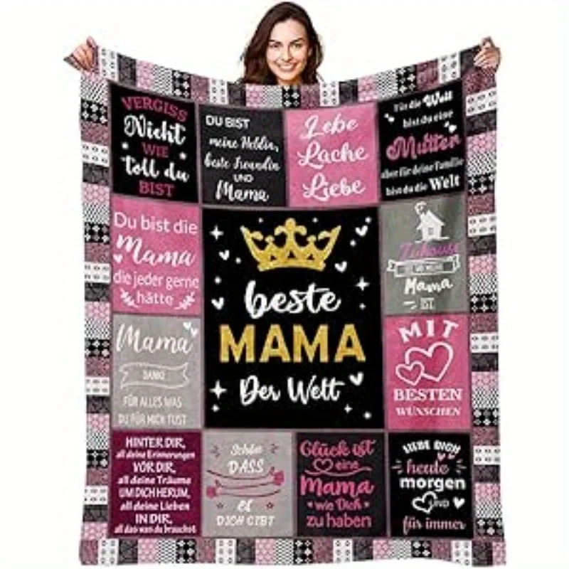 Top Pick Cozy Beste Mama Blanket - Pink Black Floral Design Machine Washable All-Season Home Travel Gift
Top Pick Cozy Beste Mama Blanket - Pink Black Floral Design Machine Washable All-Season Home Travel Gift
