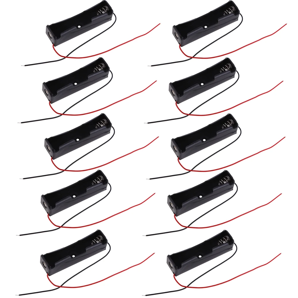 Brand New 10 Pcs 18650 Battery 3.6~4.2V Clip Holder Box Case Black
Brand New 10 Pcs 18650 Battery 3.6~4.2V Clip Holder Box Case Black