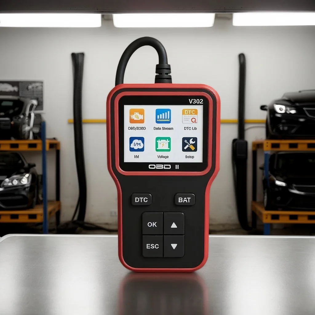 Plug & Play OBD2 Scanner, Portable USB-Powered Car Code Reader for All OBDII Cars, Easy DIY Diagnostics