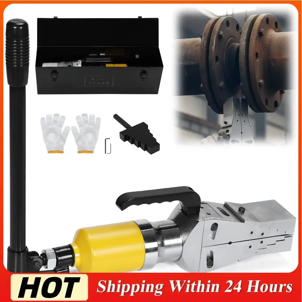 14T Manual Hydraulic Flange Splitter Anti-Slip Pipeline Spreader Splitter Thicken For Pipe Line Repair & Replacement
14T Manual Hydraulic Flange Splitter Anti-Slip Pipeline Spreader Splitter Thicken For Pipe Line Repair & Replacement