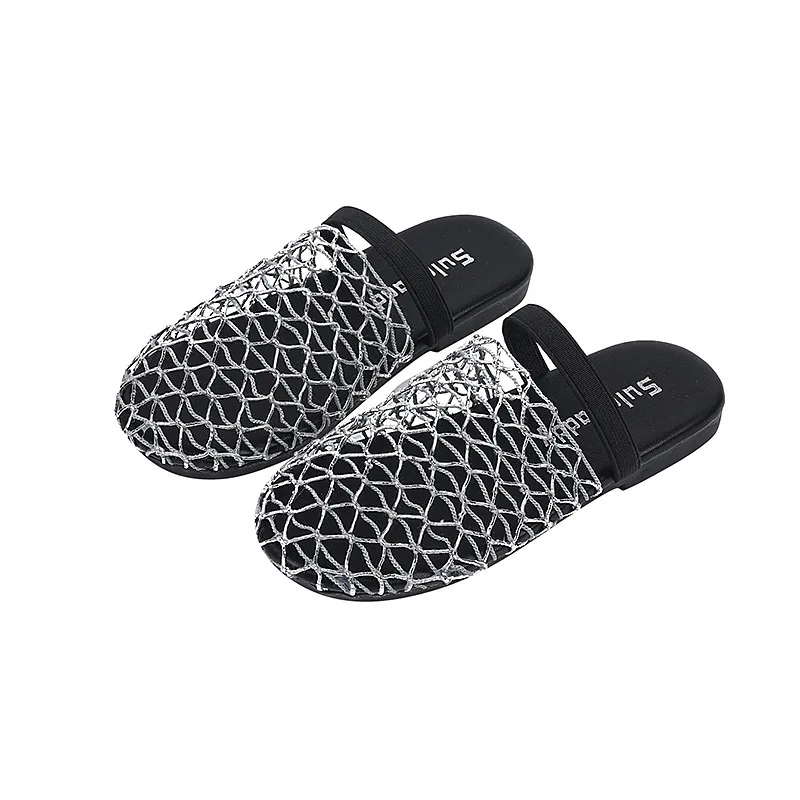 Summer Children's Girls Fishnet Net Weaving Open-toe Half Slippers Kids Toddler Princess Flat-soled Outdoor Casual Slippers
Summer Children's Girls Fishnet Net Weaving Open-toe Half Slippers Kids Toddler Princess Flat-soled Outdoor Casual Slippers