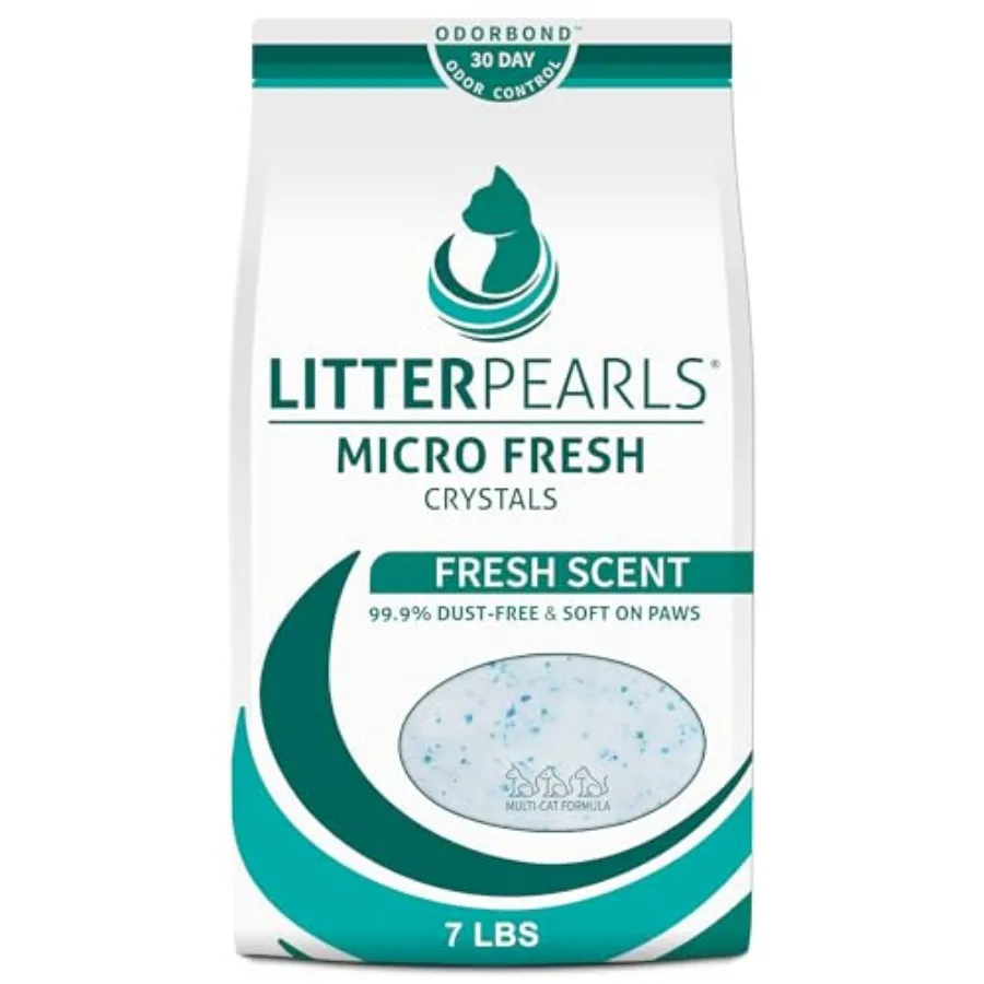 Micro Fresh Scented Non-Clumping Crystal Cat Litter with Odorbond, 7 lb
Micro Fresh Scented Non-Clumping Crystal Cat Litter with Odorbond, 7 lb