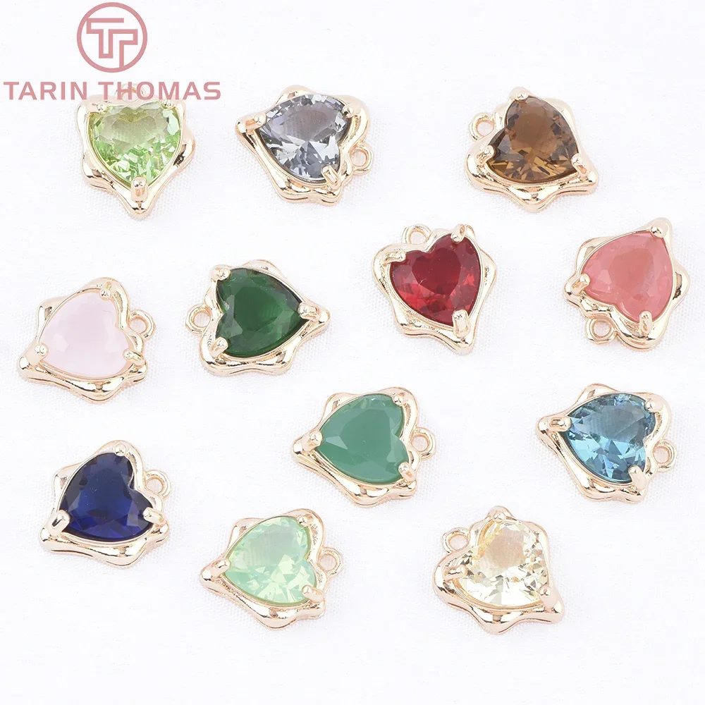 (9586) 10PCS 10.5x13MM Champagne Gold Color Brass with Zircon Heart Shaped Pendants High Quality DIY Jewelry Making Findings
(9586) 10PCS 10.5x13MM Champagne Gold Color Brass with Zircon Heart Shaped Pendants High Quality DIY Jewelry Making Findings