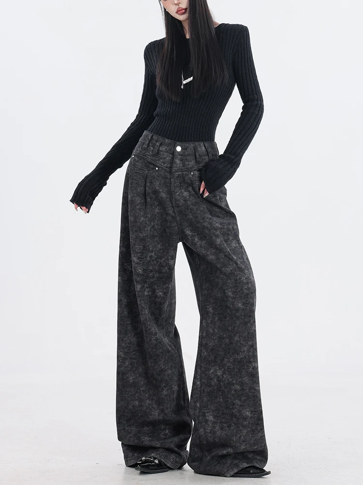 ABWEAR оригинальные широкие брюки виртуального острова, осень-зима, женские свободные прямые джинсы длиной до пола с высокой талией
ABWEAR оригинальные широкие брюки виртуального острова, осень-зима, женские свободные прямые джинсы длиной до пола с высокой талией