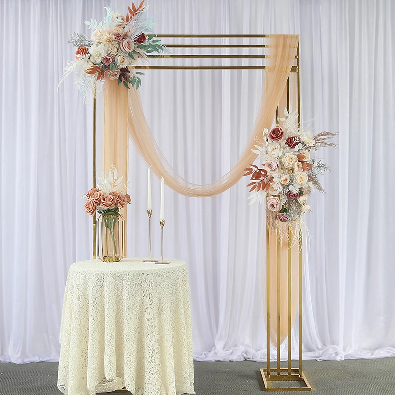 Shiny Gold Plated Wedding Arch Background Decoration, Home Party Decoration, Flower Stand Frame
Shiny Gold Plated Wedding Arch Background Decoration, Home Party Decoration, Flower Stand Frame