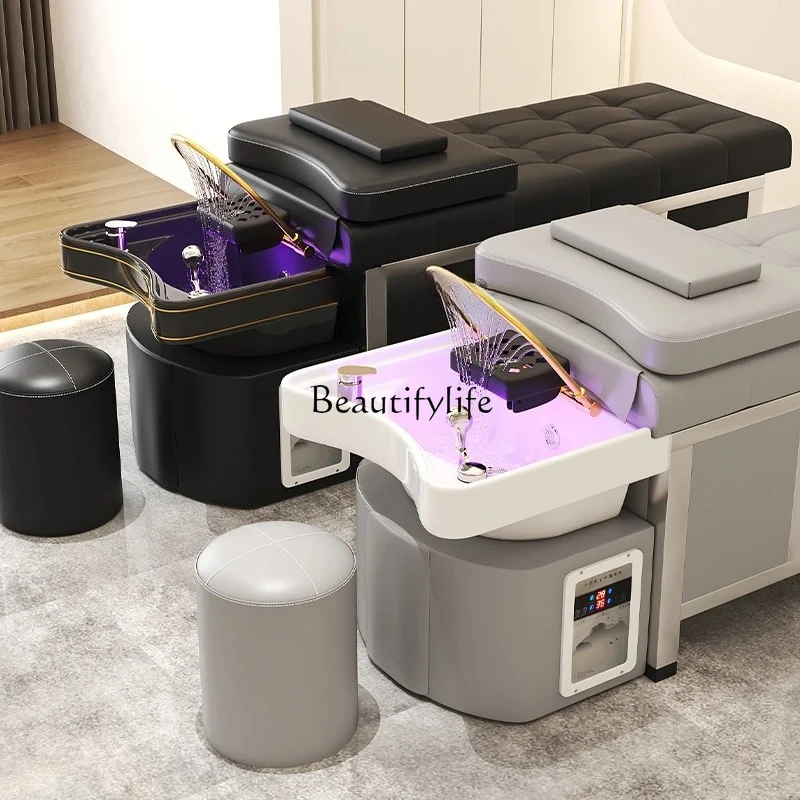 High-End Ceramic Basin Head Therapy Shampoo Chair Barber Shop Beauty Integrated with Water Circulation Fumigation
High-End Ceramic Basin Head Therapy Shampoo Chair Barber Shop Beauty Integrated with Water Circulation Fumigation