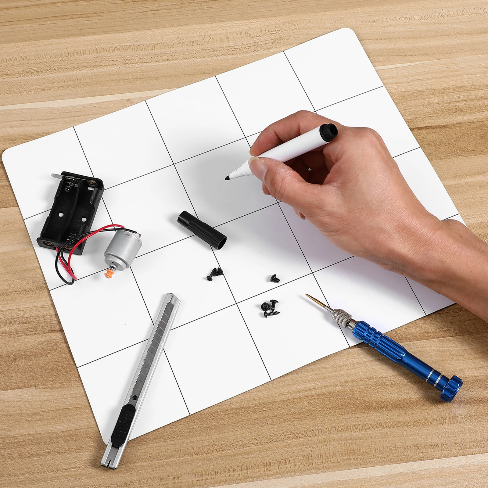 Magnetic Working Pad Flexible Mat Repair with Pen Small Parts Electronics Rewritable Tool Tools
Magnetic Working Pad Flexible Mat Repair with Pen Small Parts Electronics Rewritable Tool Tools