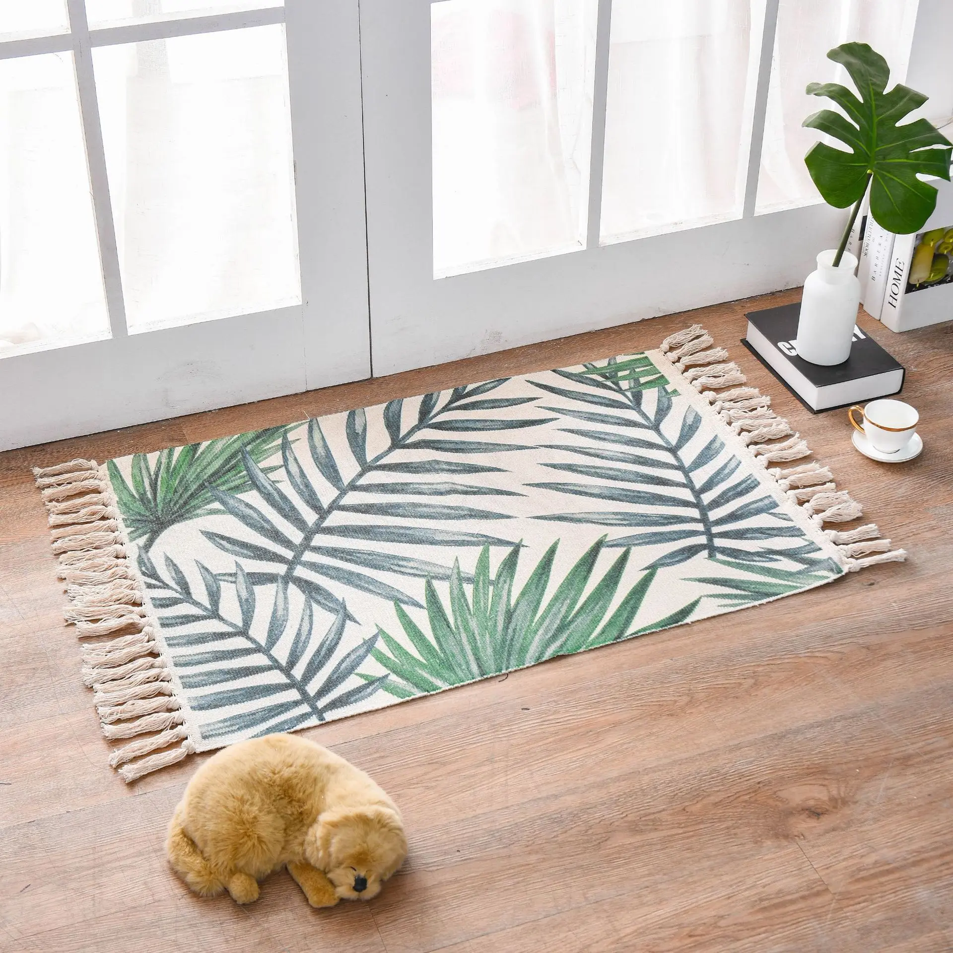 Nordic Luxury Cotton Woven Floor Mat Household Bedroom Printed Tassel Carpet Kitchent Bohemian Decor for Living Room Decor
Nordic Luxury Cotton Woven Floor Mat Household Bedroom Printed Tassel Carpet Kitchent Bohemian Decor for Living Room Decor