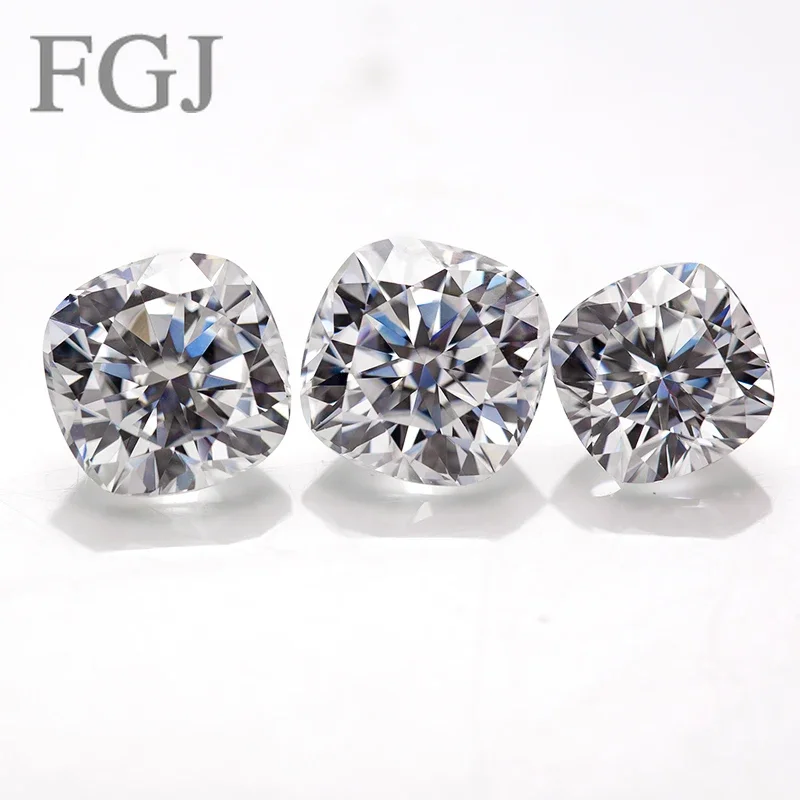 Moissanite Stone Brilliant Cushion Cut D VVS1 Loose Lab Grown Diamond with GRA Certificate Gemstones Wholesale Price Diy
Moissanite Stone Brilliant Cushion Cut D VVS1 Loose Lab Grown Diamond with GRA Certificate Gemstones Wholesale Price Diy