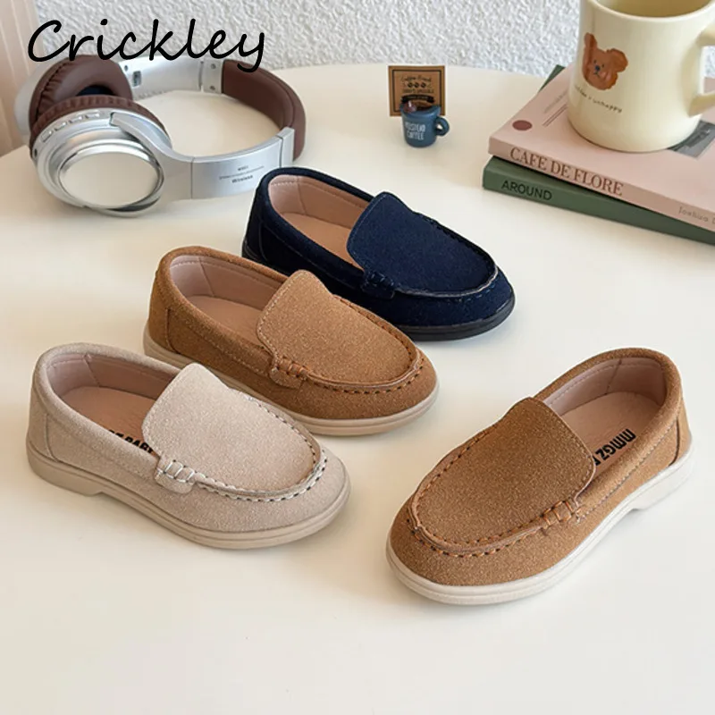 Solid Children Loafers Spring Autumn PU Leather Anti Slip Boys Girls Flats Shoes Casual Slip On Soft Bottom Kids Shoes
Solid Children Loafers Spring Autumn PU Leather Anti Slip Boys Girls Flats Shoes Casual Slip On Soft Bottom Kids Shoes