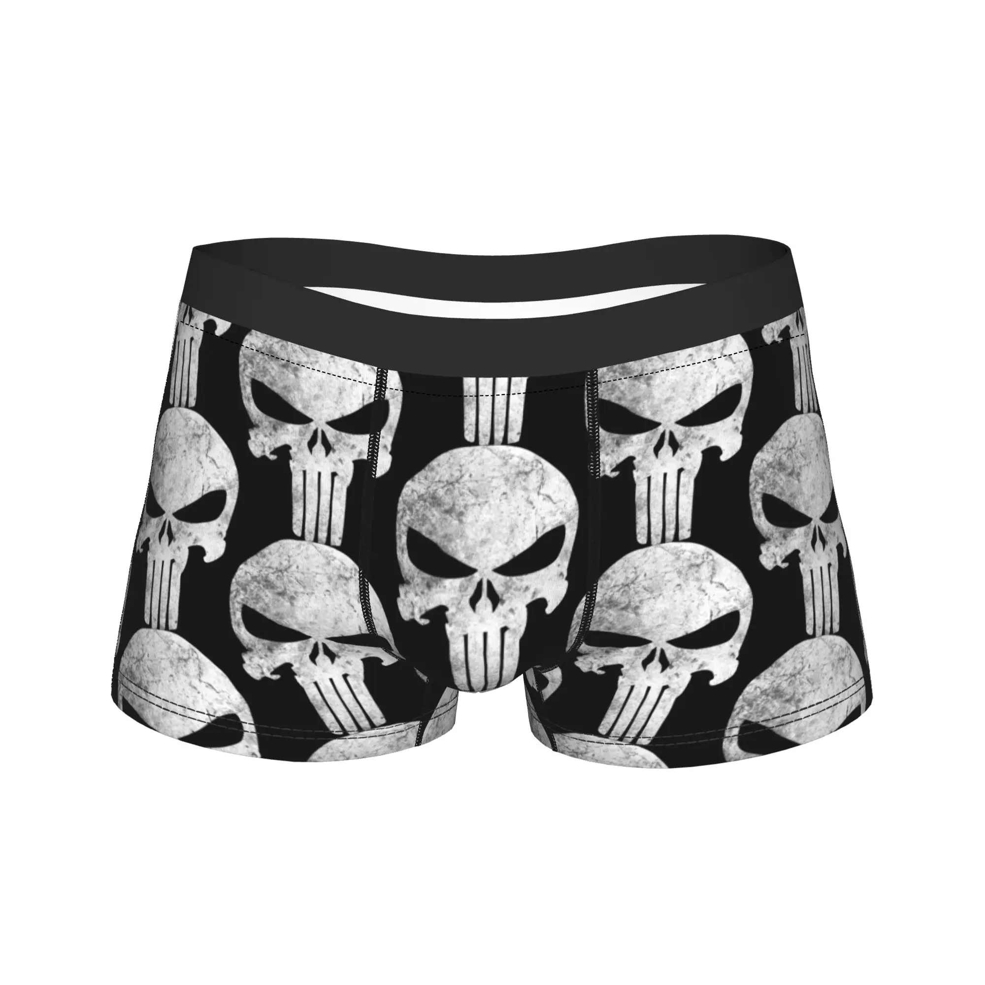 Man Punishers Skull Underwear Funny Boxer Briefs Shorts Panties Male Breathable Underpants Plus Size
Man Punishers Skull Underwear Funny Boxer Briefs Shorts Panties Male Breathable Underpants Plus Size