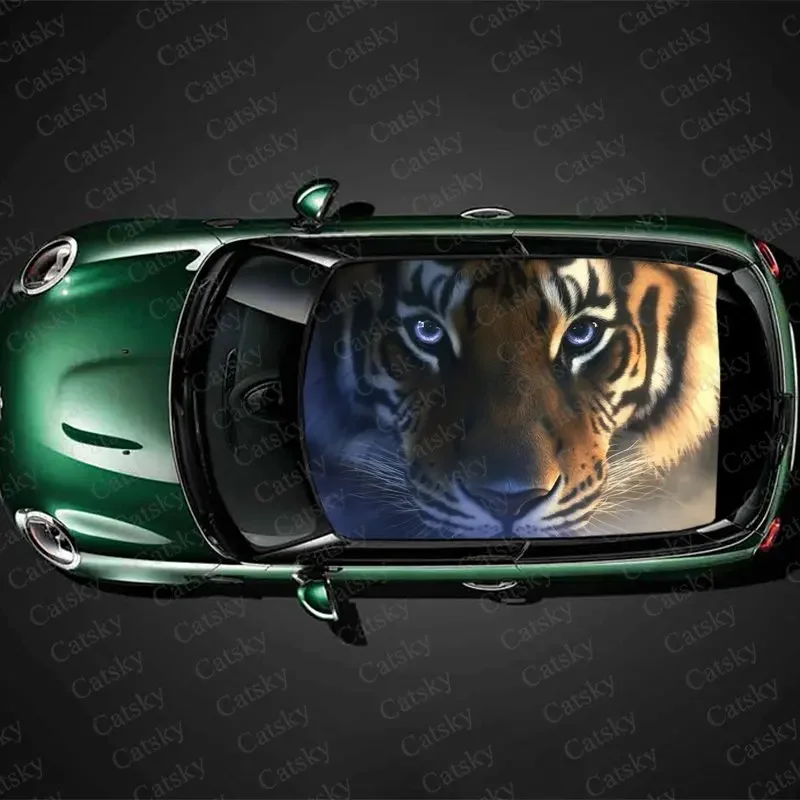 Blue Eyed Fierce Tiger Print Car Roof Sticker Wrap Racing SUV Auto Accessories Packaging PVC Car Hood Graphic Decal Decoration
Blue Eyed Fierce Tiger Print Car Roof Sticker Wrap Racing SUV Auto Accessories Packaging PVC Car Hood Graphic Decal Decoration