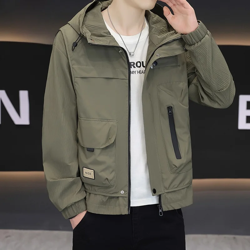 TUCANO Men's Casual Hooded Jaet Autumn 2025 Youth High-End Outerwear Polyester Fiber Long Sve Windproof Zipper Closure
TUCANO Men's Casual Hooded Jaet Autumn 2025 Youth High-End Outerwear Polyester Fiber Long Sve Windproof Zipper Closure