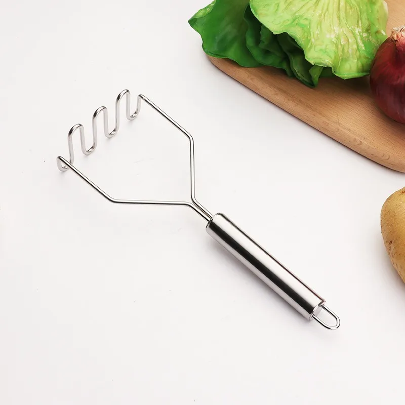 Stainless Steel Potato Masher Manual Fruit Vegetable Avocados Beans for Fruit Crusher Baby Food Press Kitchen Cooking Tool
Stainless Steel Potato Masher Manual Fruit Vegetable Avocados Beans for Fruit Crusher Baby Food Press Kitchen Cooking Tool
