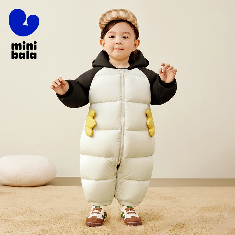 Mini Balabala Baby Down Romper 2025 New Windproof Waterproof Thick Winter Crawling Outfit
Mini Balabala Baby Down Romper 2025 New Windproof Waterproof Thick Winter Crawling Outfit