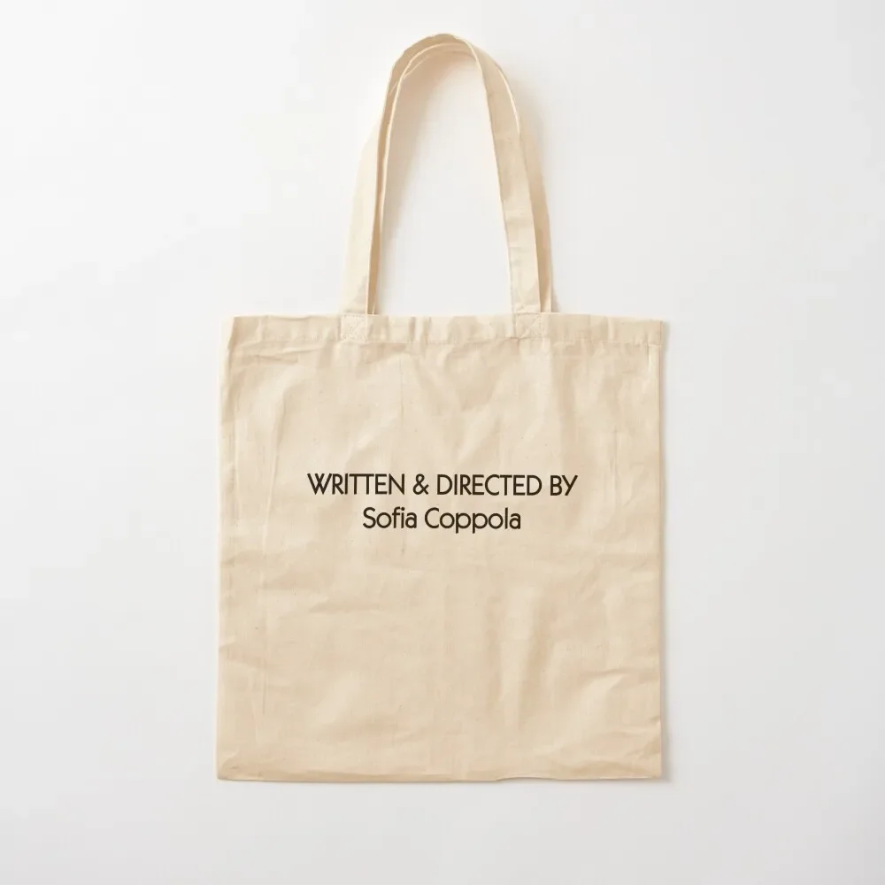 Written & directed by Sofia Coppola Tote Bag Reusable bags custom canvas bag Women's beach bags
Written & directed by Sofia Coppola Tote Bag Reusable bags custom canvas bag Women's beach bags