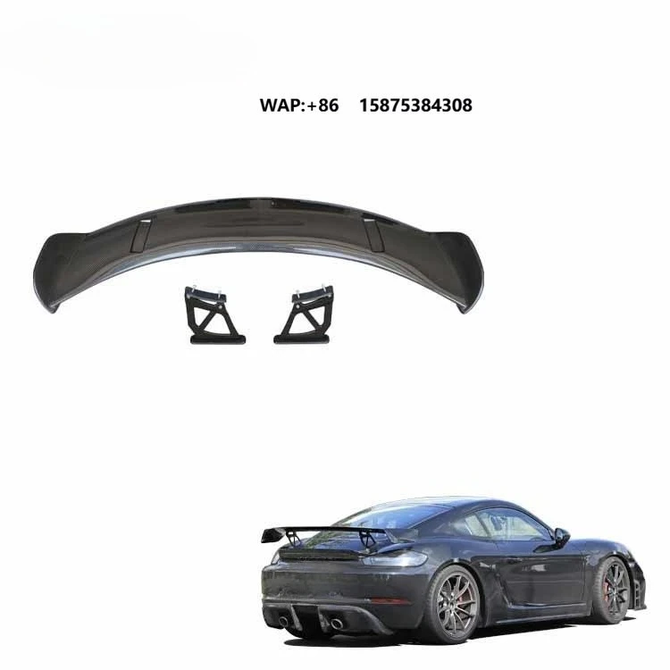 BK Tuning 718 Cayman Boxster Upgrade GT4 Style Tail Wing Dry Carbon Rear Trunk Spoiler for 981 982 Rear Spoiler
BK Tuning 718 Cayman Boxster Upgrade GT4 Style Tail Wing Dry Carbon Rear Trunk Spoiler for 981 982 Rear Spoiler