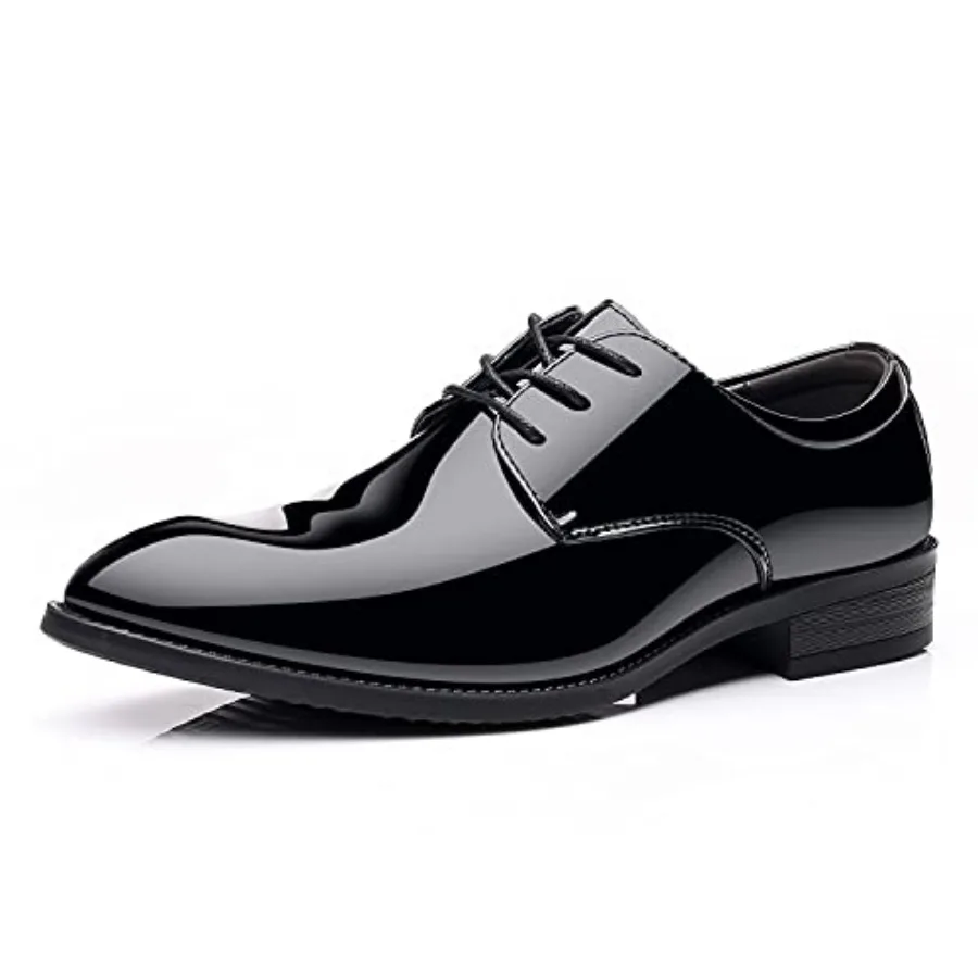 ZZHAP Men's Pointed-Toe Tuxedo Dress Shoes Casual Slip-on Loafer
ZZHAP Men's Pointed-Toe Tuxedo Dress Shoes Casual Slip-on Loafer