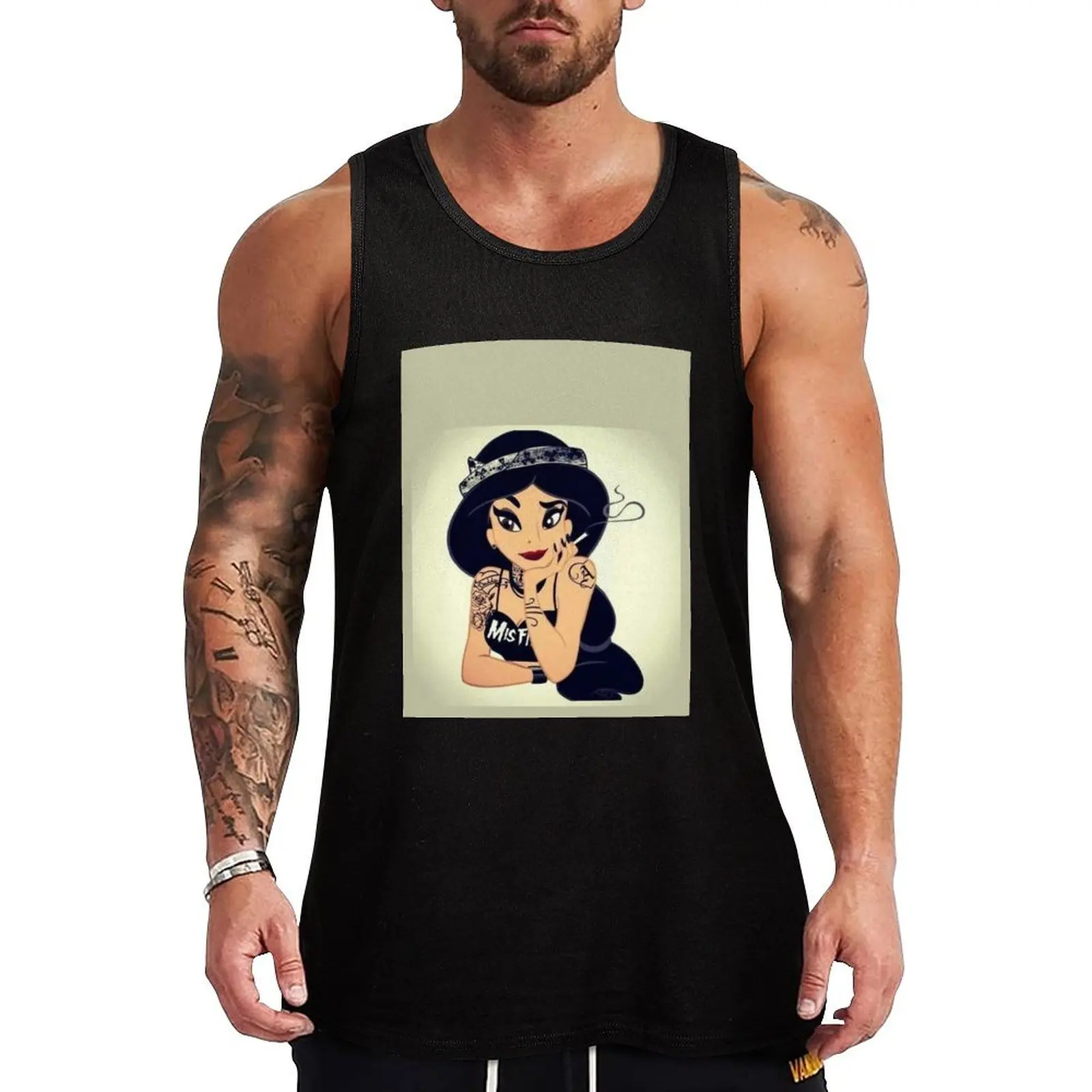 Princess Jazmin, alternative Hipster with tattoos Tank Top Art Print Tank Top Creative Graphic Sleeveless Shirt
Princess Jazmin, alternative Hipster with tattoos Tank Top Art Print Tank Top Creative Graphic Sleeveless Shirt