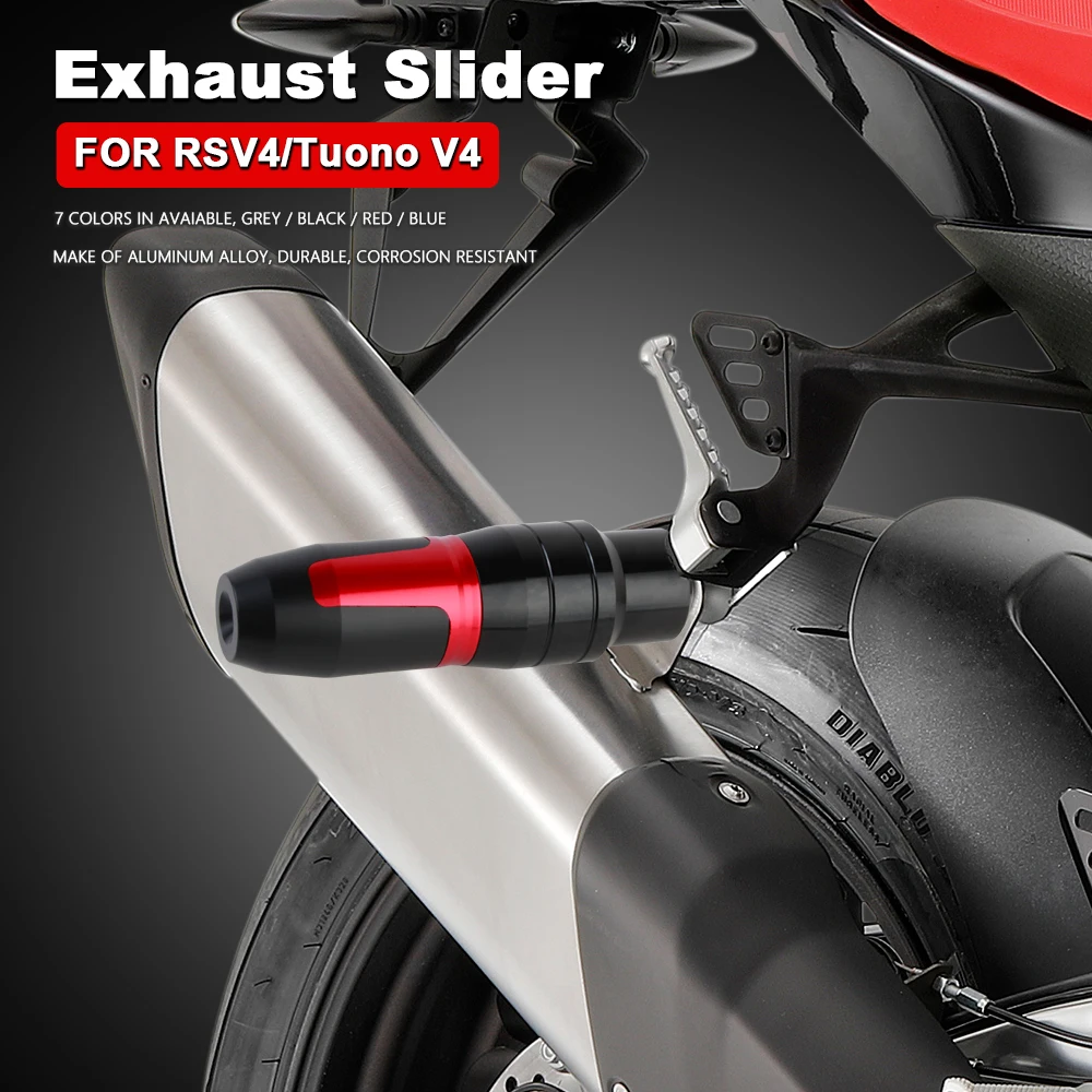 Exhaust Slider Aluminum Falling Protection for Aprilia RSV4 Factory V4 1100 Accessories 2021-2024 2023 2022 Crash Protectors
Exhaust Slider Aluminum Falling Protection for Aprilia RSV4 Factory V4 1100 Accessories 2021-2024 2023 2022 Crash Protectors
