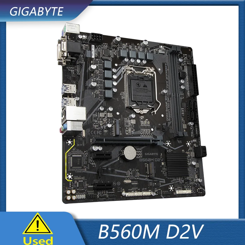 Сверхпрочная материнская плата GIGABYTE B560M D2V с прямыми 6 + 2 фазами Digital VRM, Full PCIe 4.0* Design, PCIe 4.0 M.2, GIGABYTE 8
Сверхпрочная материнская плата GIGABYTE B560M D2V с прямыми 6 + 2 фазами Digital VRM, Full PCIe 4.0* Design, PCIe 4.0 M.2, GIGABYTE 8