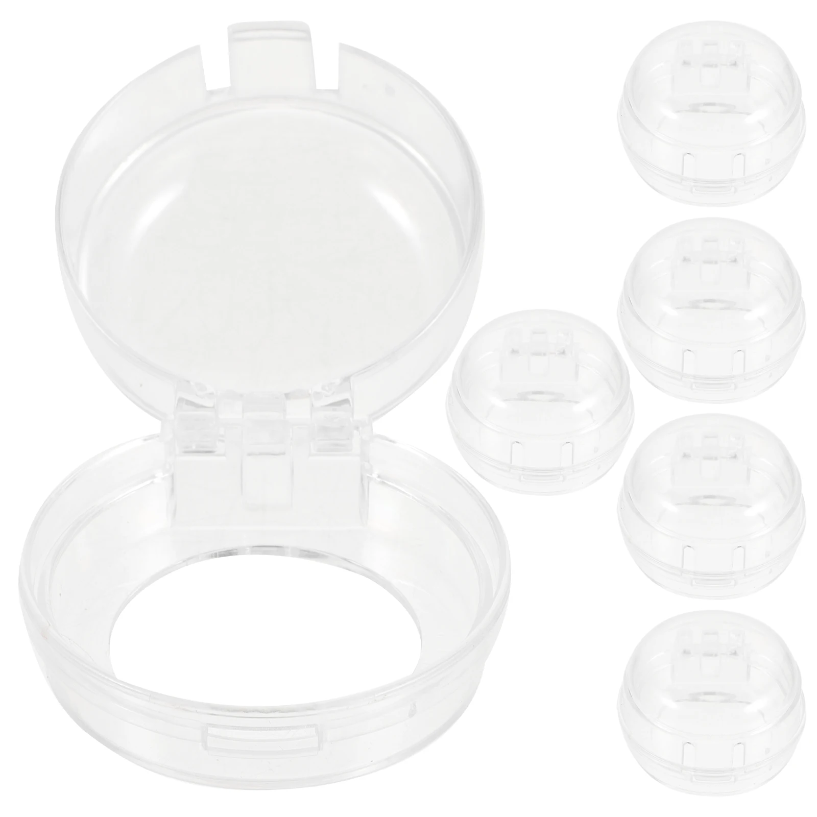 6pcs Key Protection Cover Transparent Outlet Protector for Kids Stove Guard Knob Safety Gas Button Fits Circular Household
6pcs Key Protection Cover Transparent Outlet Protector for Kids Stove Guard Knob Safety Gas Button Fits Circular Household