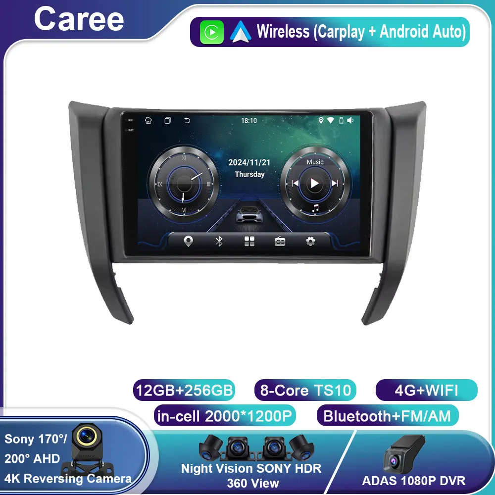 Android 14 Car Radio Carplay Auto For Nissan NAVARA Frontier NP300 2014 - 2021 Multimedia 4G GPS Video Player Stereo Head Unit
Android 14 Car Radio Carplay Auto For Nissan NAVARA Frontier NP300 2014 - 2021 Multimedia 4G GPS Video Player Stereo Head Unit