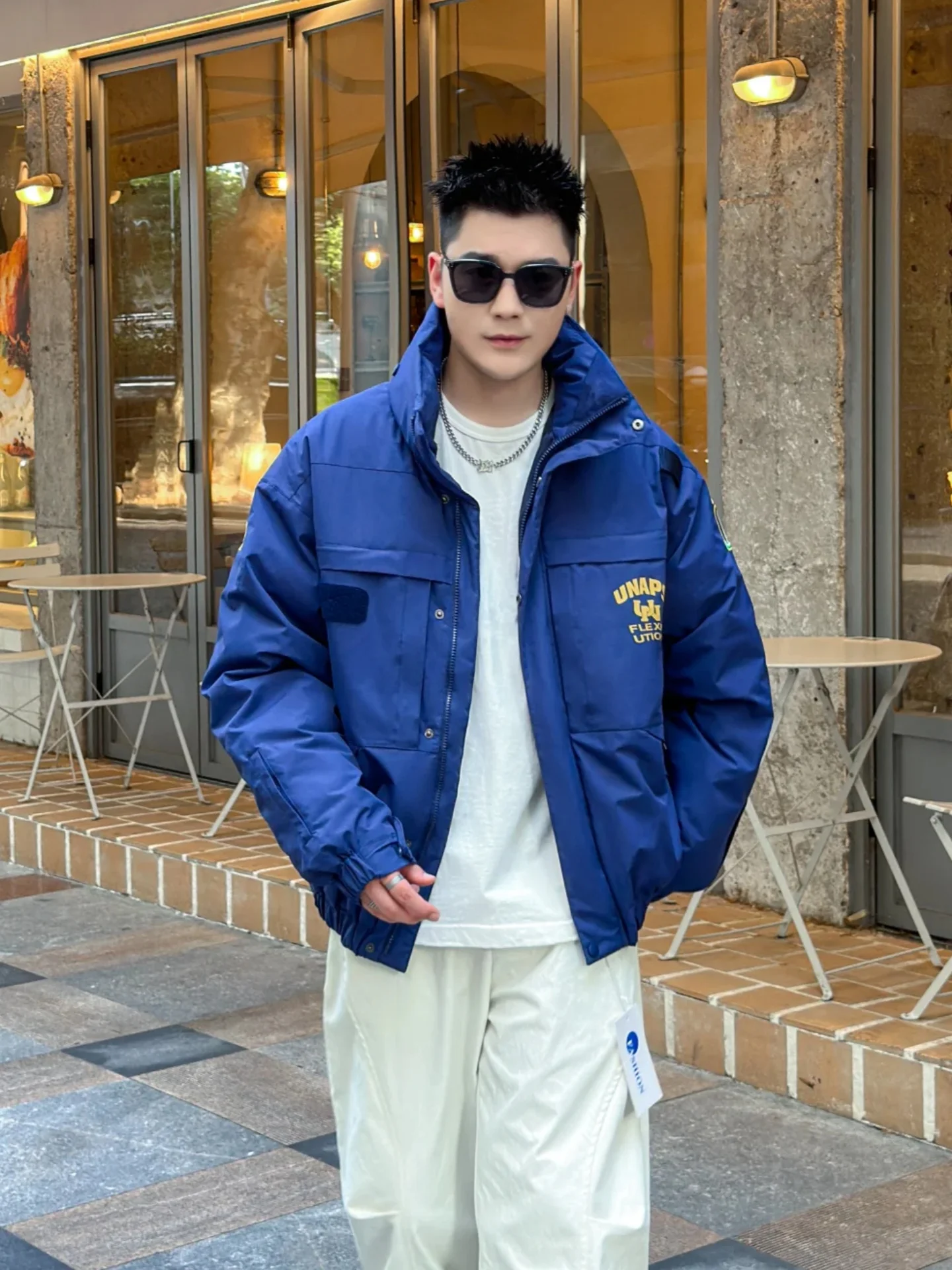 Мужская утепленная куртка-бомбер с воротником-стойкой, рабочая одежда, верхняя одежда, зимняя теплая ветрозащитная куртка из полиэфирного волокна
Мужская утепленная куртка-бомбер с воротником-стойкой, рабочая одежда, верхняя одежда, зимняя теплая ветрозащитная куртка из полиэфирного волокна