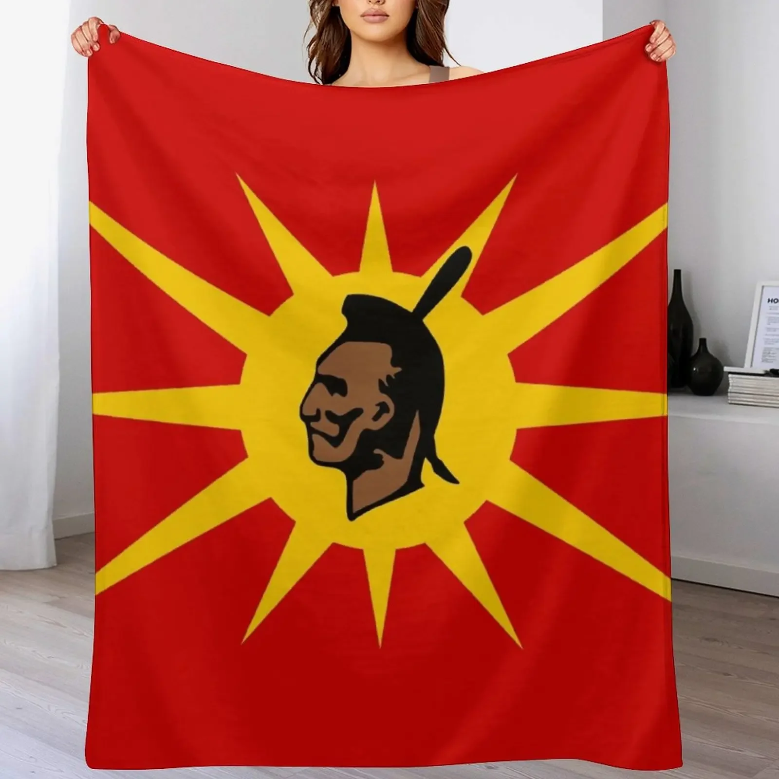 Mohawk Warrior Flag Iroquois Canada and USA yellow and red background HD High Quality Throw Blanket cosplay anime Blankets
Mohawk Warrior Flag Iroquois Canada and USA yellow and red background HD High Quality Throw Blanket cosplay anime Blankets