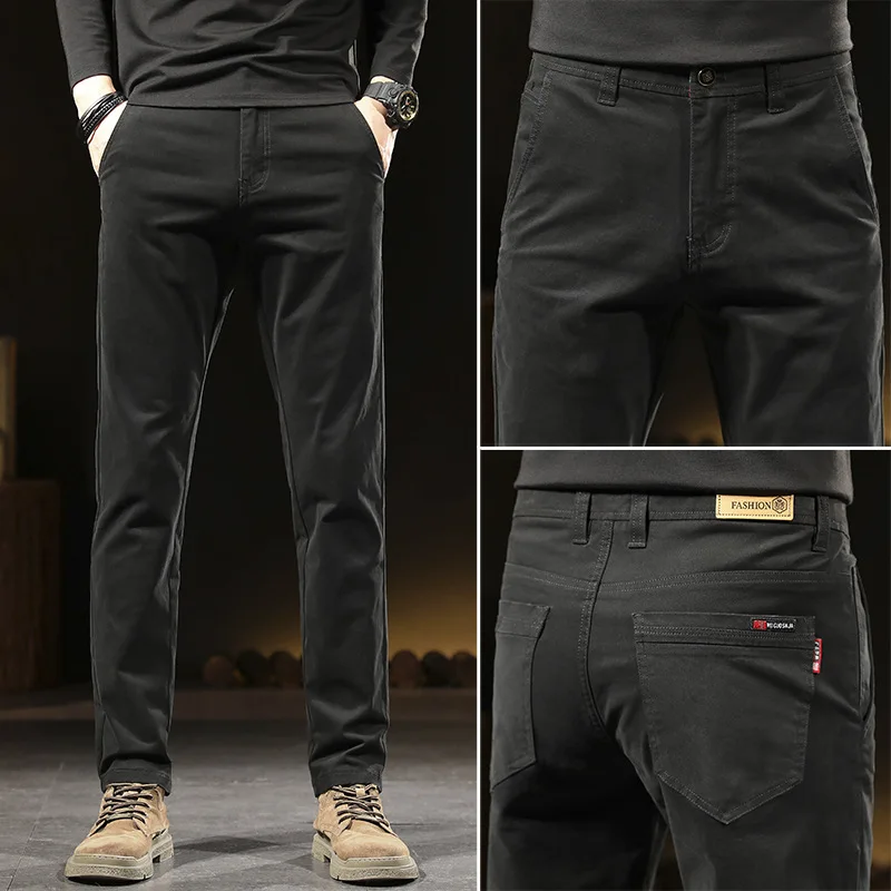 Men's New in Business Pants Cotton classic style Straight Casual Fashion Comfortable Male Elasticity Trousers
Men's New in Business Pants Cotton classic style Straight Casual Fashion Comfortable Male Elasticity Trousers