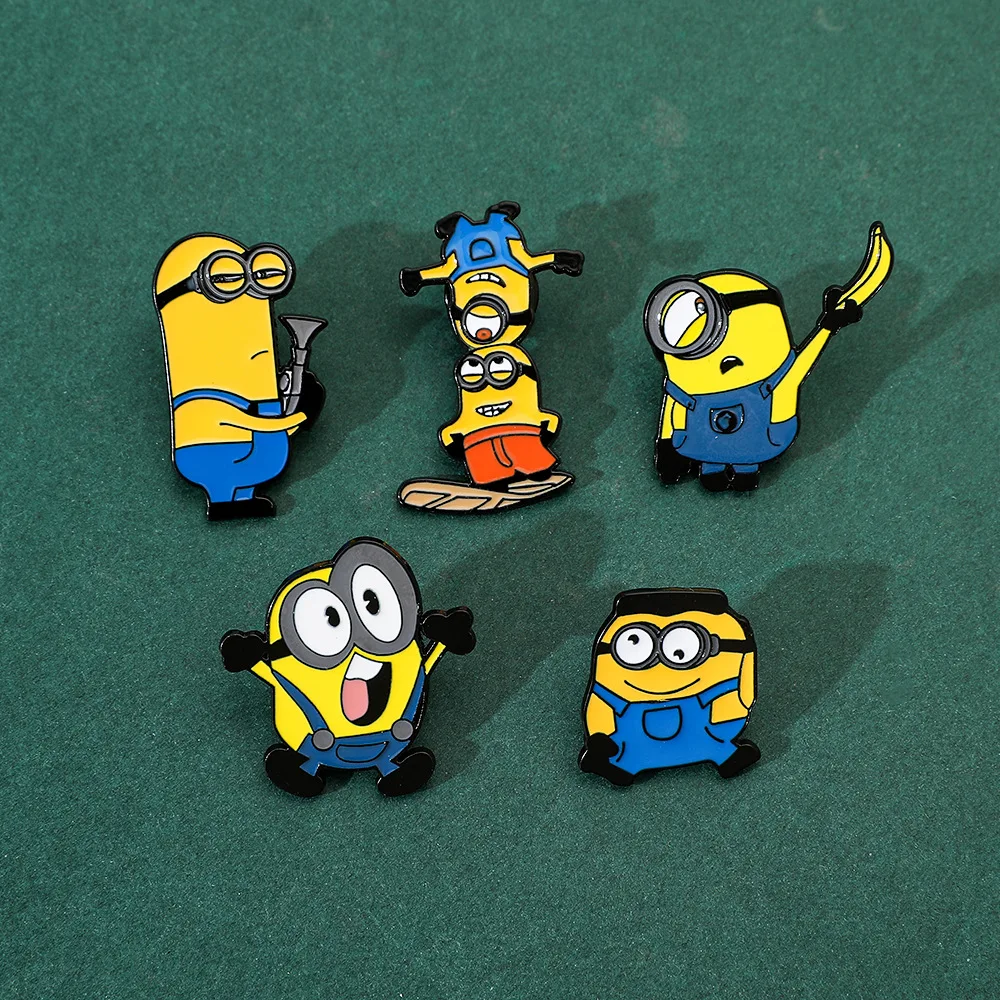 European and American Cartoon Character Metal Badge Despicable Me Minion Brooch Accessory Brooch Decoration Y2k Fashion Toys
European and American Cartoon Character Metal Badge Despicable Me Minion Brooch Accessory Brooch Decoration Y2k Fashion Toys