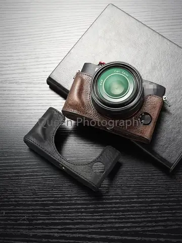 Borsa per fotocamera in vera pelle Fr SONY RX1R2 RX1RM2 custodia per fotocamera per body maniglia Half Bag lastesc.