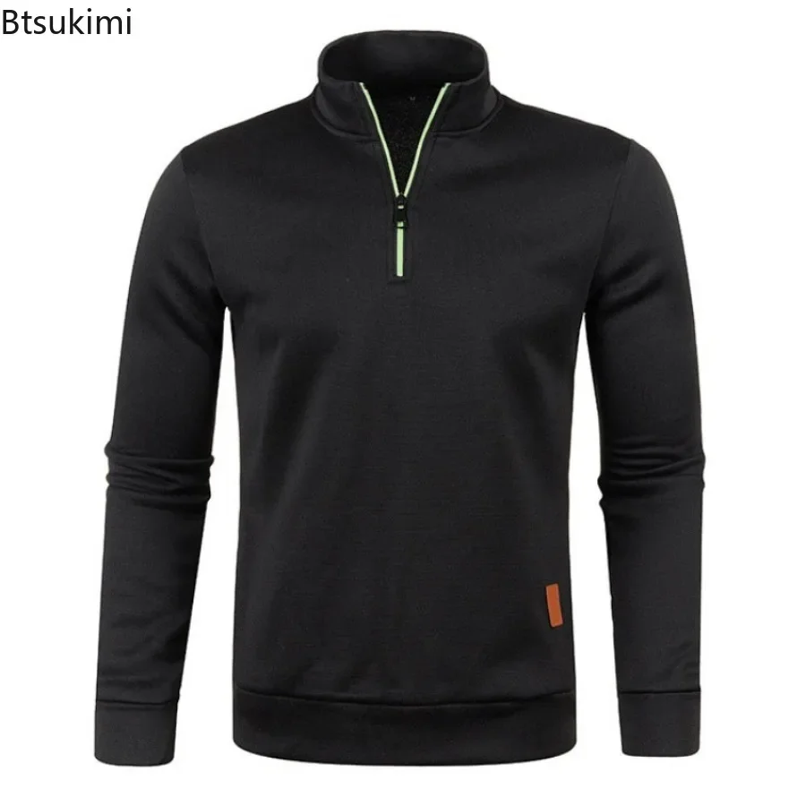 2025 Men's Fleece Warm Pullover Fashion Half Zip Casual Sweatshirts Autumn Winter Quality Sport Hoodies Male Turtleneck Sweaters
2025 Men's Fleece Warm Pullover Fashion Half Zip Casual Sweatshirts Autumn Winter Quality Sport Hoodies Male Turtleneck Sweaters