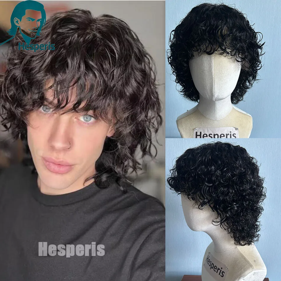 Hesperis Pre-Cut Men's Short Hair Wig With Bangs System Human Hair Wave Transparent 13x6 Lace Front Wig Human Hair For Men
Hesperis Pre-Cut Men's Short Hair Wig With Bangs System Human Hair Wave Transparent 13x6 Lace Front Wig Human Hair For Men