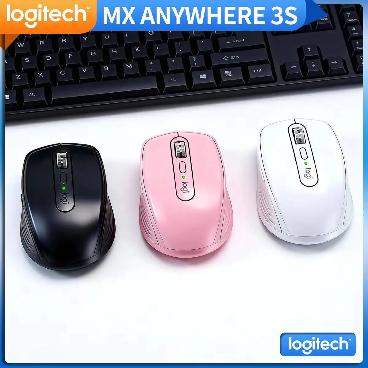 Logitech Master Series MX Anywhere 3S Bluetooth Беспроводная бесшумная мышь Мягкий звук Офисный женский планшет
Logitech Master Series MX Anywhere 3S Bluetooth Беспроводная бесшумная мышь Мягкий звук Офисный женский планшет