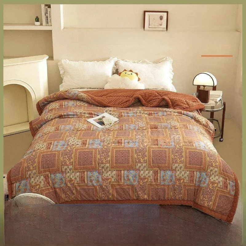 Thickened Bean Fluff Duvet Student Warm Autumn Winter Spring Double Layer Home Straight Hair Style Polyester Fiber Filled Duvet
Thickened Bean Fluff Duvet Student Warm Autumn Winter Spring Double Layer Home Straight Hair Style Polyester Fiber Filled Duvet